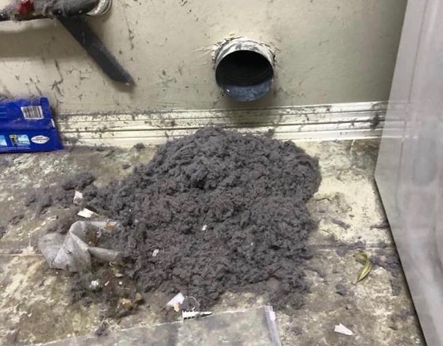a clean dryer vent in at a chandler, arizona home
